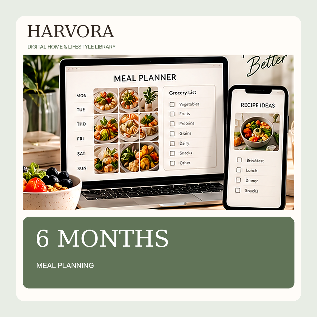 Harvora 6 month access — sharp product cover